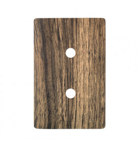 Placa p/ 2 Furos 4x2 - Novara Carvalho